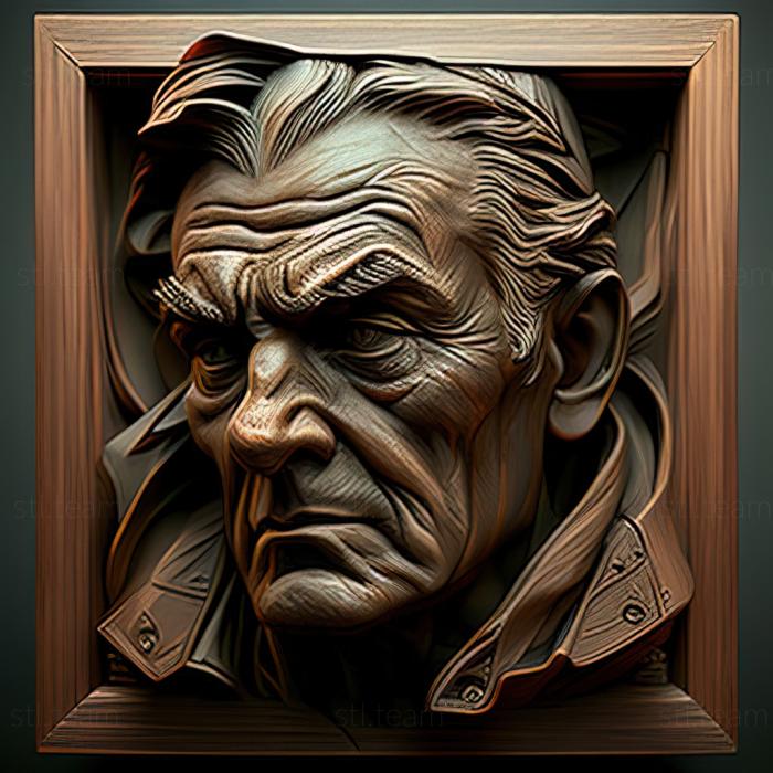 3D model Henry Bacon artist American artist (STL)